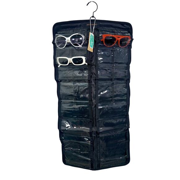 Sunglasses Wholesale Lot of 19 Assorted Pairs with NWT Travel Bag Black Brown main image 12